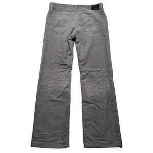 ADRIANO GOLDSCHMIED THE PROTEGE SLIM STRAIGHT Men 36X32 Gray Corduroys Made USA